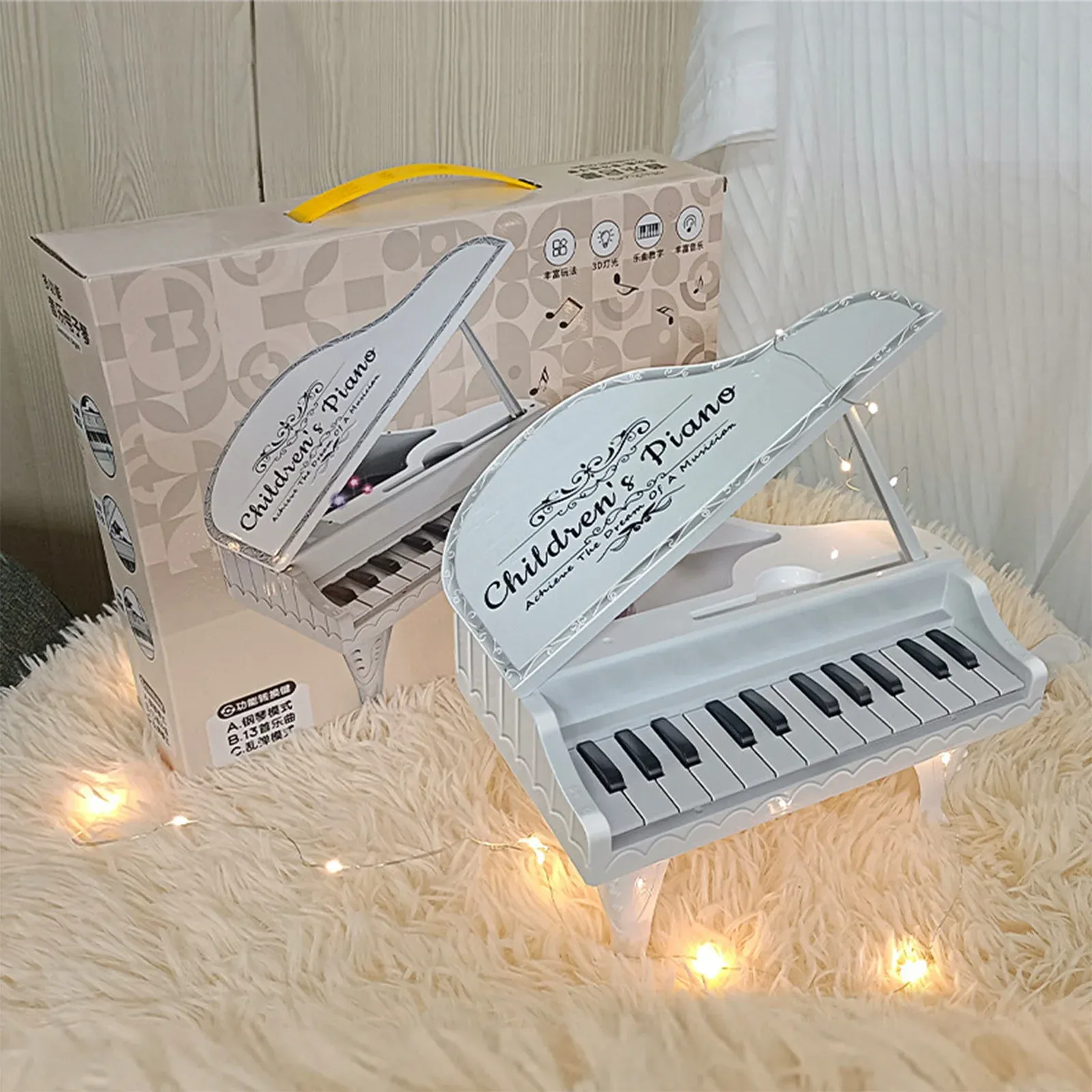 Miniature 24-Key Grand Piano Toy for Children - Image 4