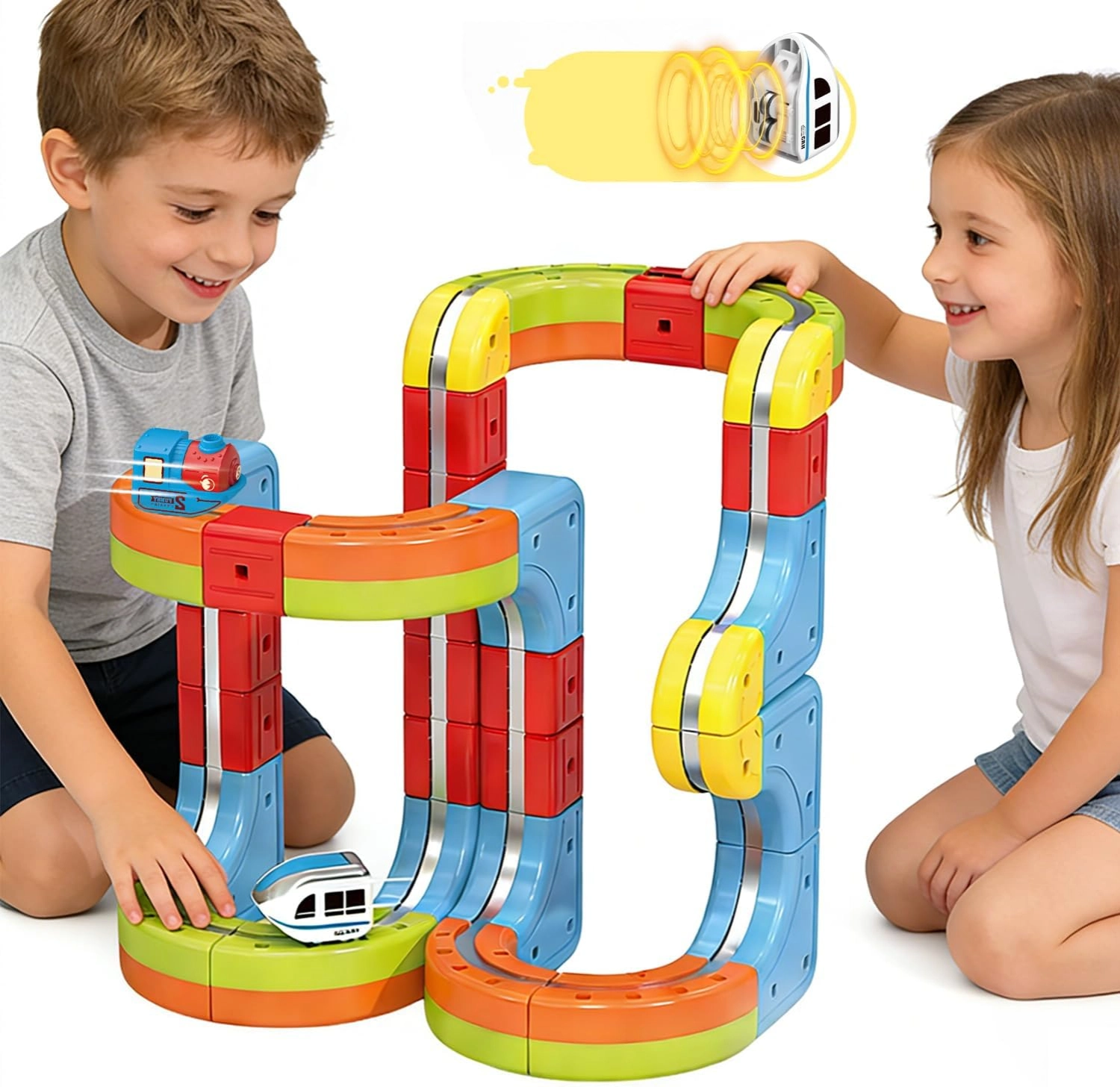 95 pcs Avengers Magic Cube Set with 1 Car